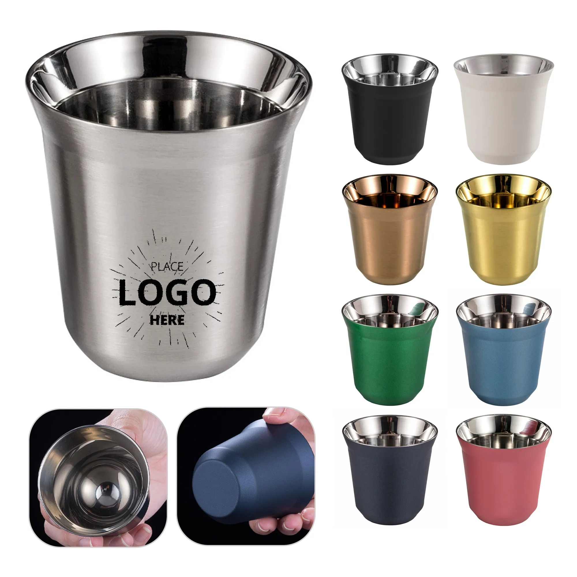 5.4oz Double Wall Stainless Steel Cup 5