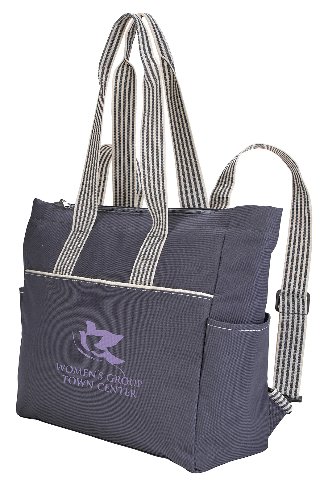 Atchison® Stripe Diaper Tote-Pack 8