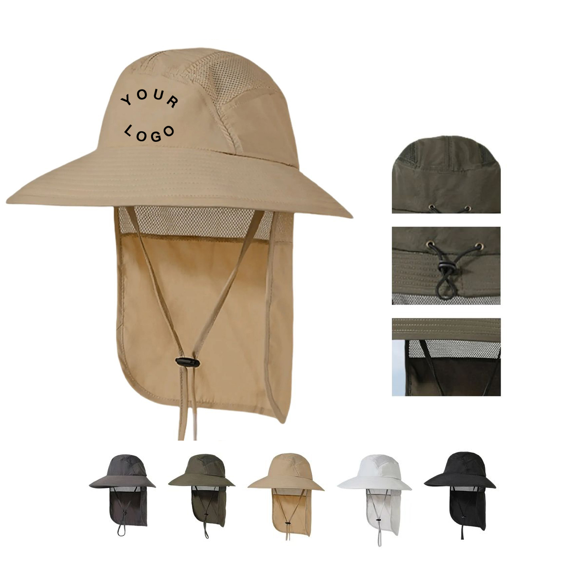 Ventilated Wide Brim Hat for Hiking or Gardening 4