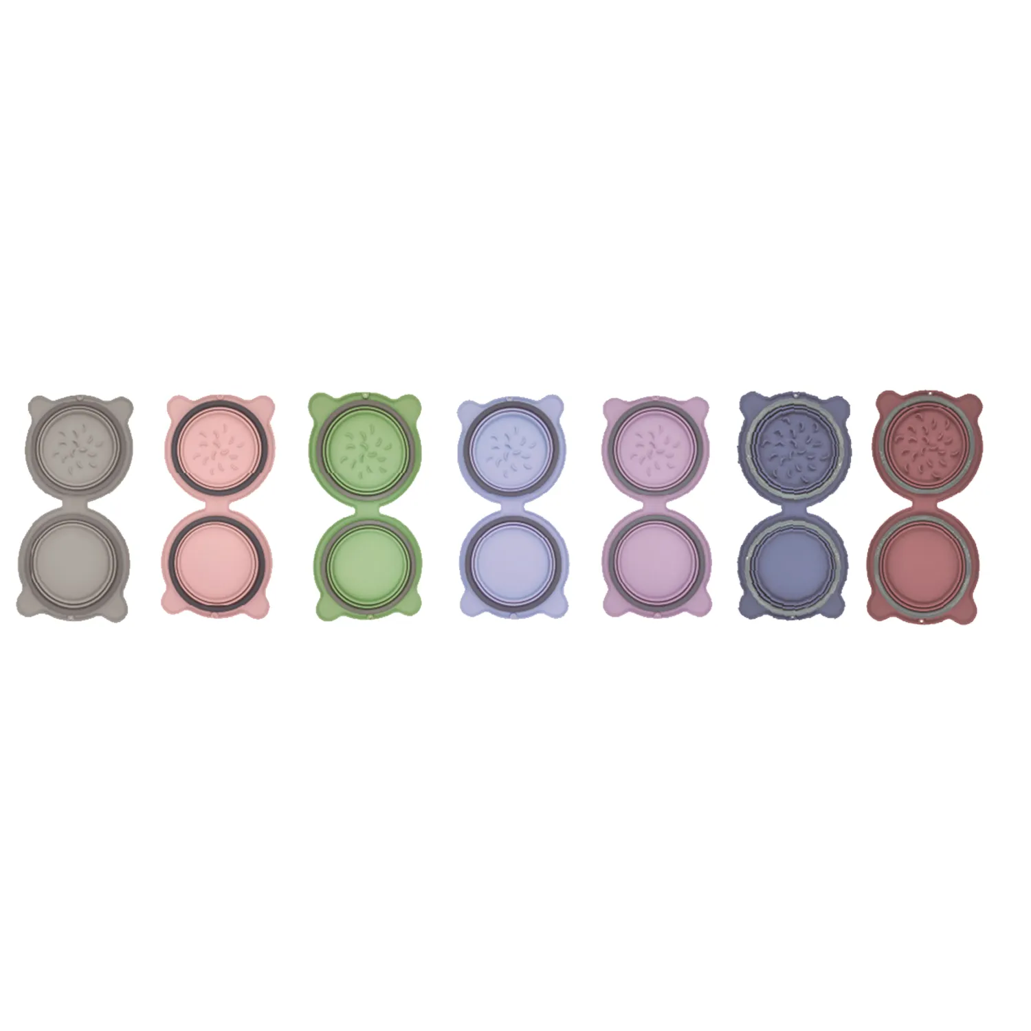 Silicone Folding Double Dog Bowl 3