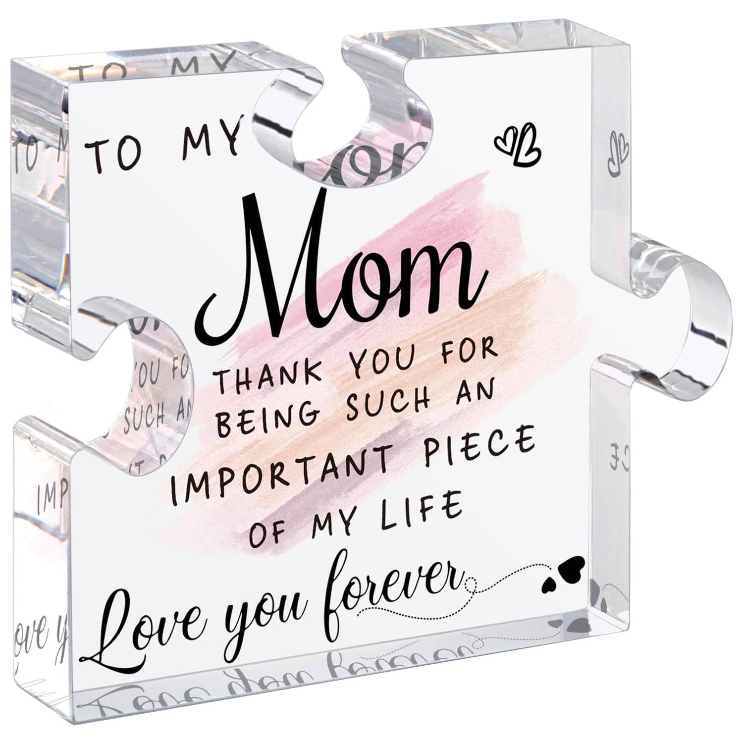 Acrylic Puzzle Plaque Desk Display Unique Present Decoration 5