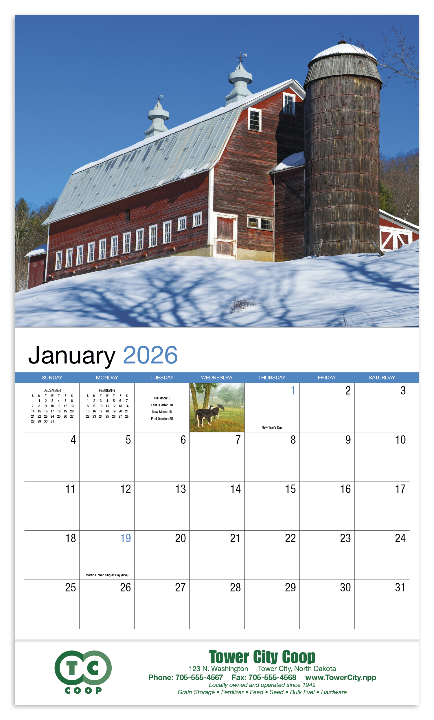 HotLine® Products America's Bounty Appointment Calendar - Stapled 10