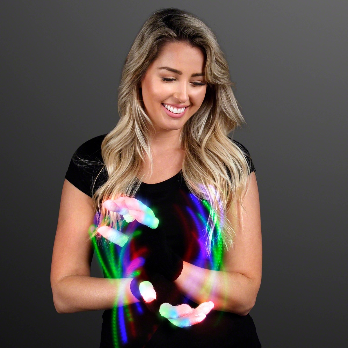 Strip Light Fingers LED Glow Gloves 4