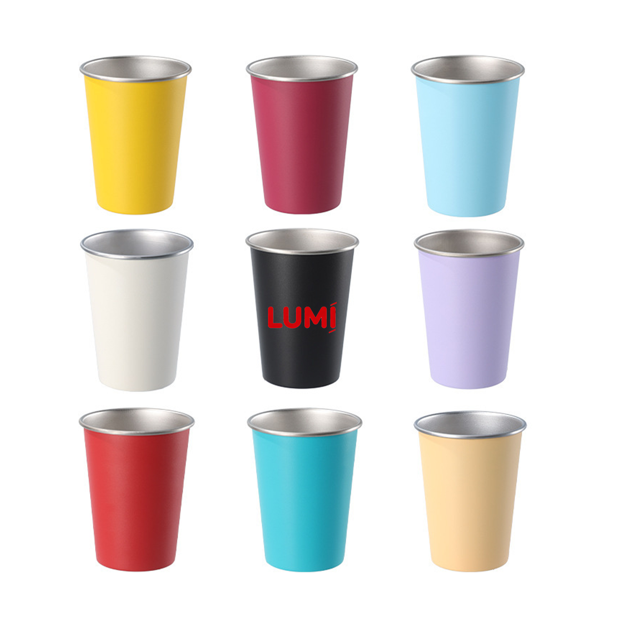Unbreakable 16OZ Stainless Steel Drinking Water Cup MOQ50 1