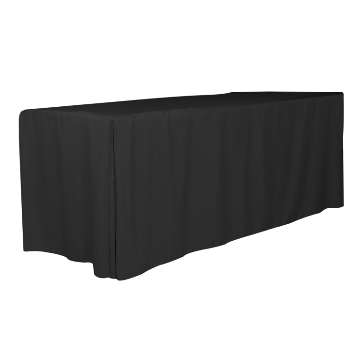"Omaha Six" 4-Sided Fitted Style Table Covers & Table Throws (One Color Print) / Fits 6 ft Table 6