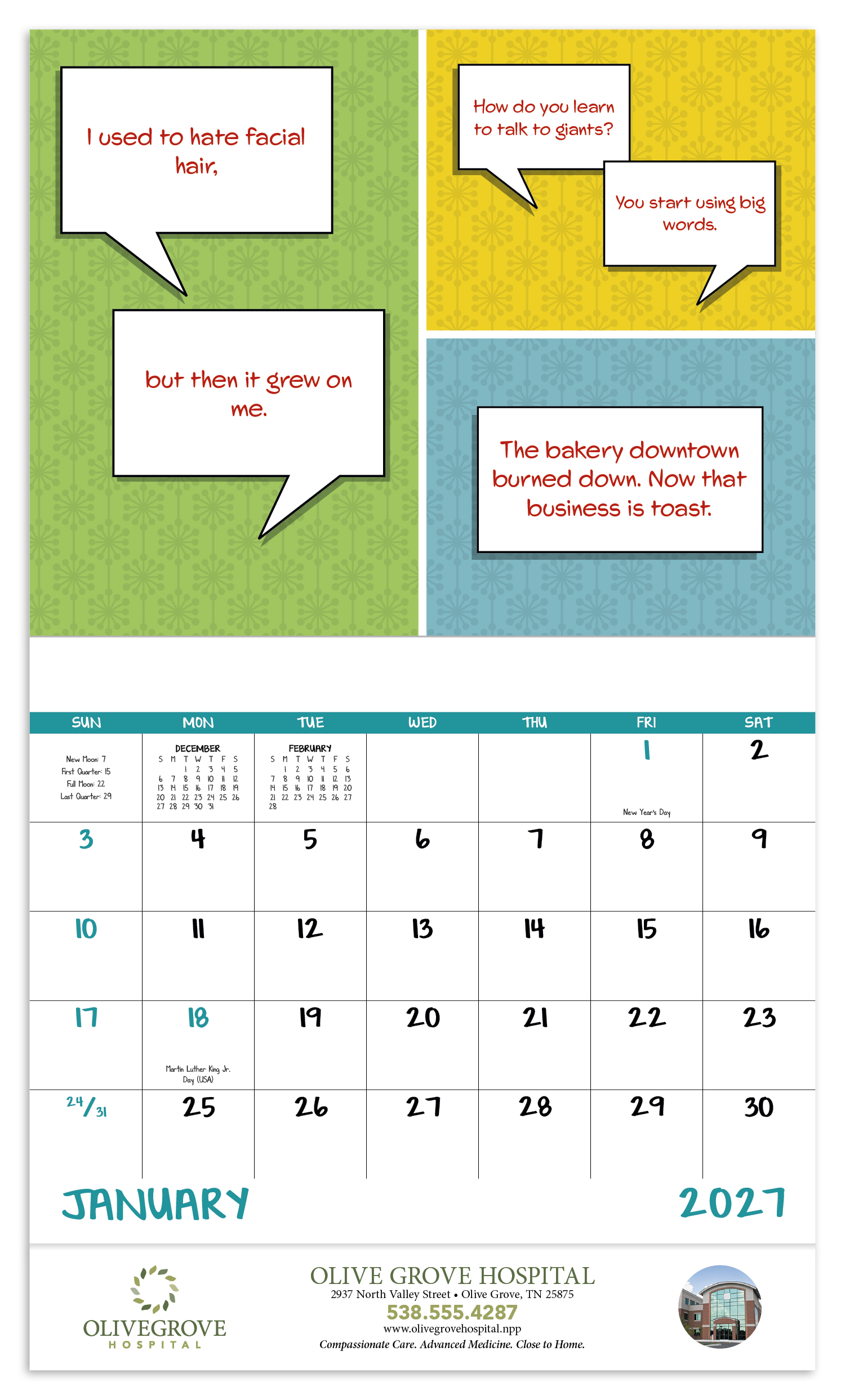 Good Value™ Dad Jokes - Stapled Calendar 33