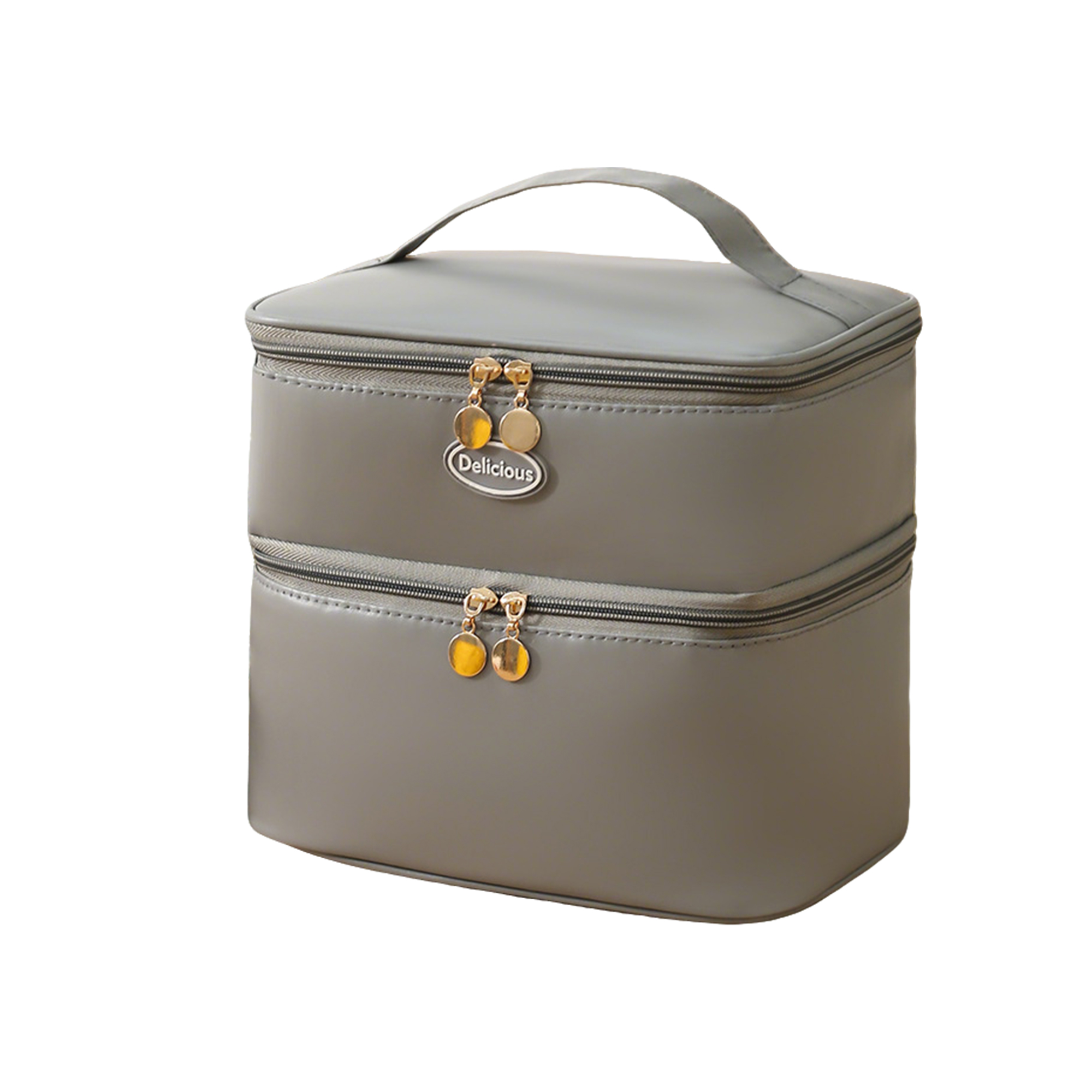 Polyurethane Double Layer Insulated Lunch Bag Carry Handle 3