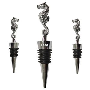 Charming Seahorse Design Wine Bottle Stopper 1