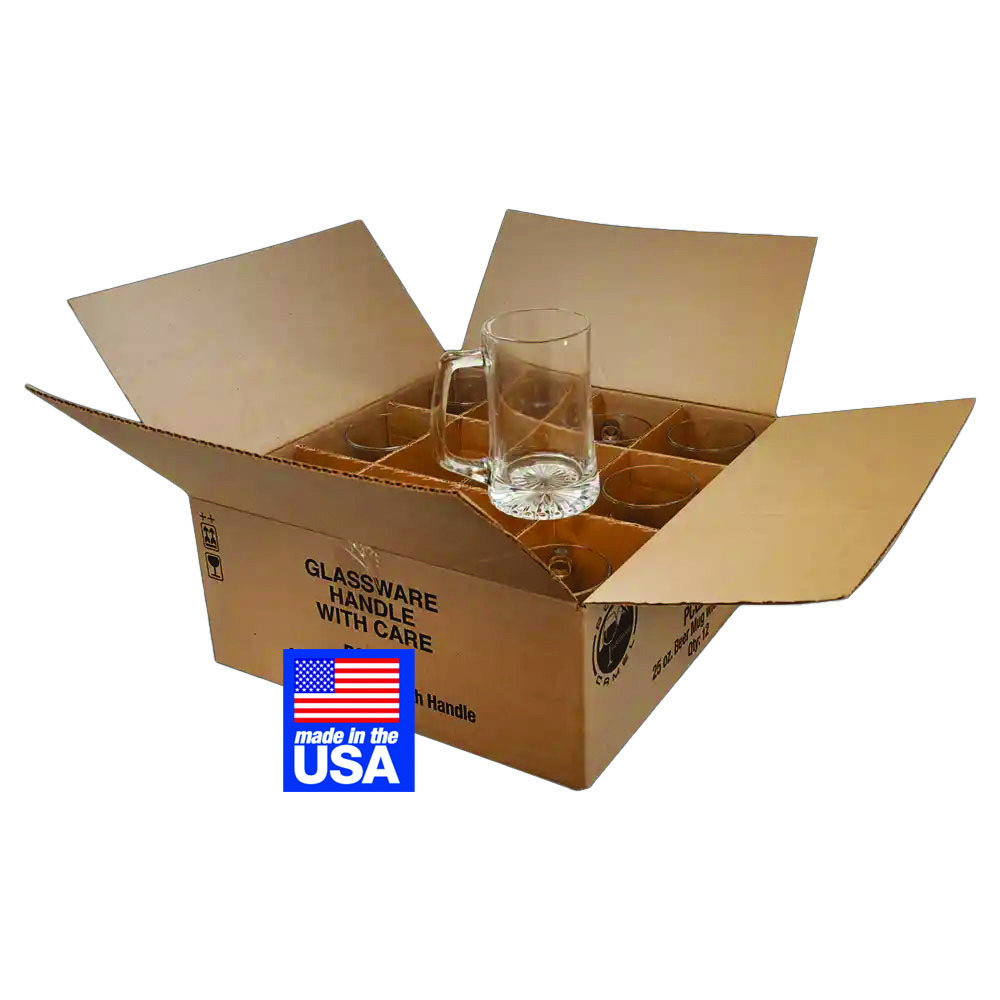 25 oz Beer Glass Mug (Made in the USA) 6