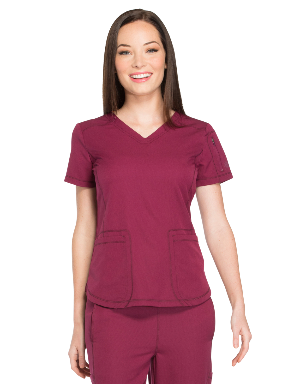 Dickies Medical - Dynamix - Women's 3-Pocket V-Neck Top