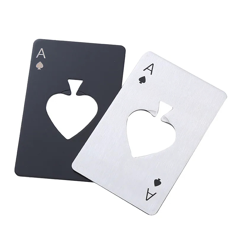 Poker Card Stainless Steel Can Bottle Openers 3