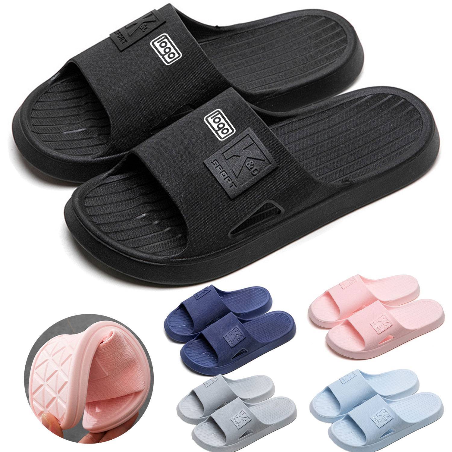 PVC Soft-Sole Home Slipper Sandals 3