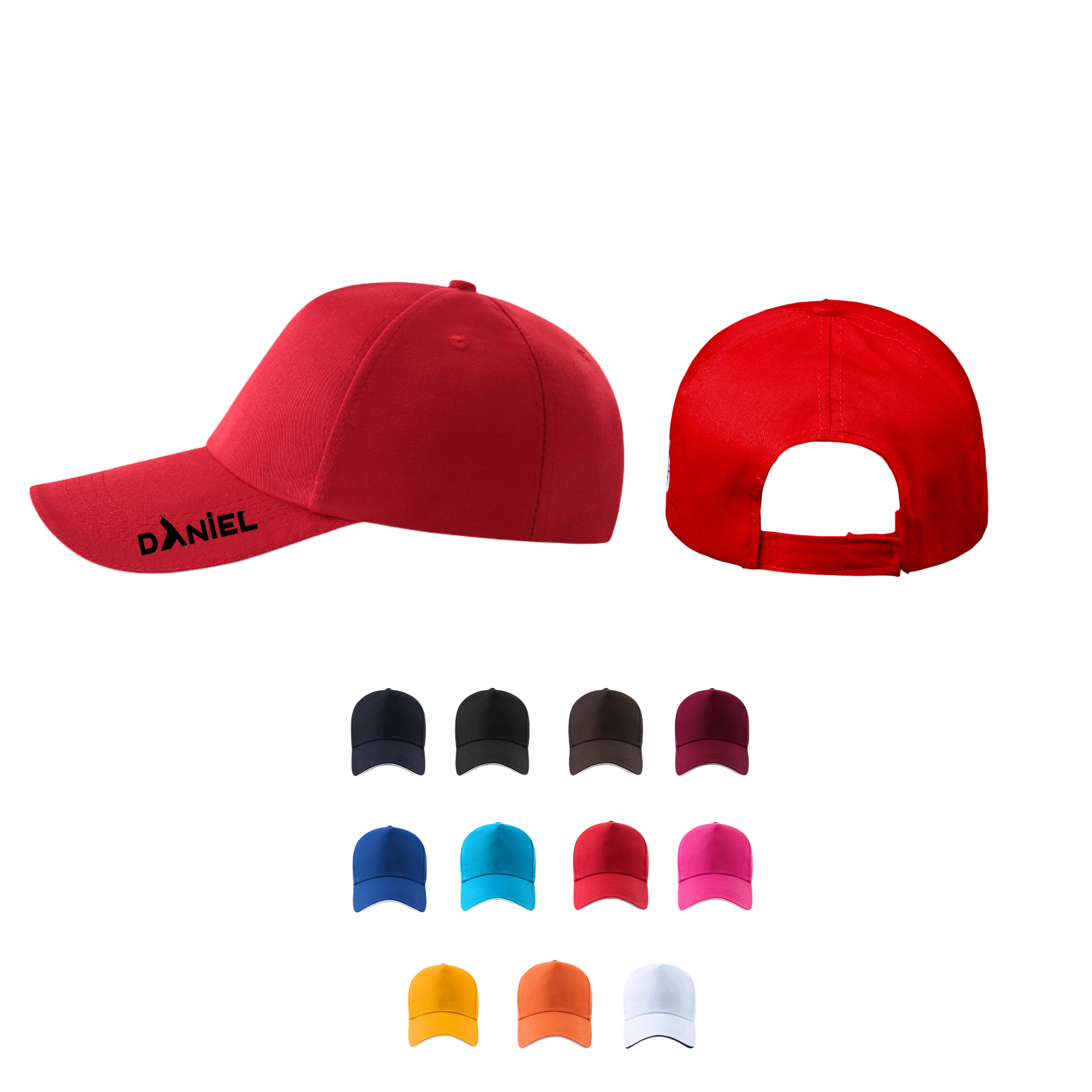 Pure Cotton Baseball Caps 5 Panel 2