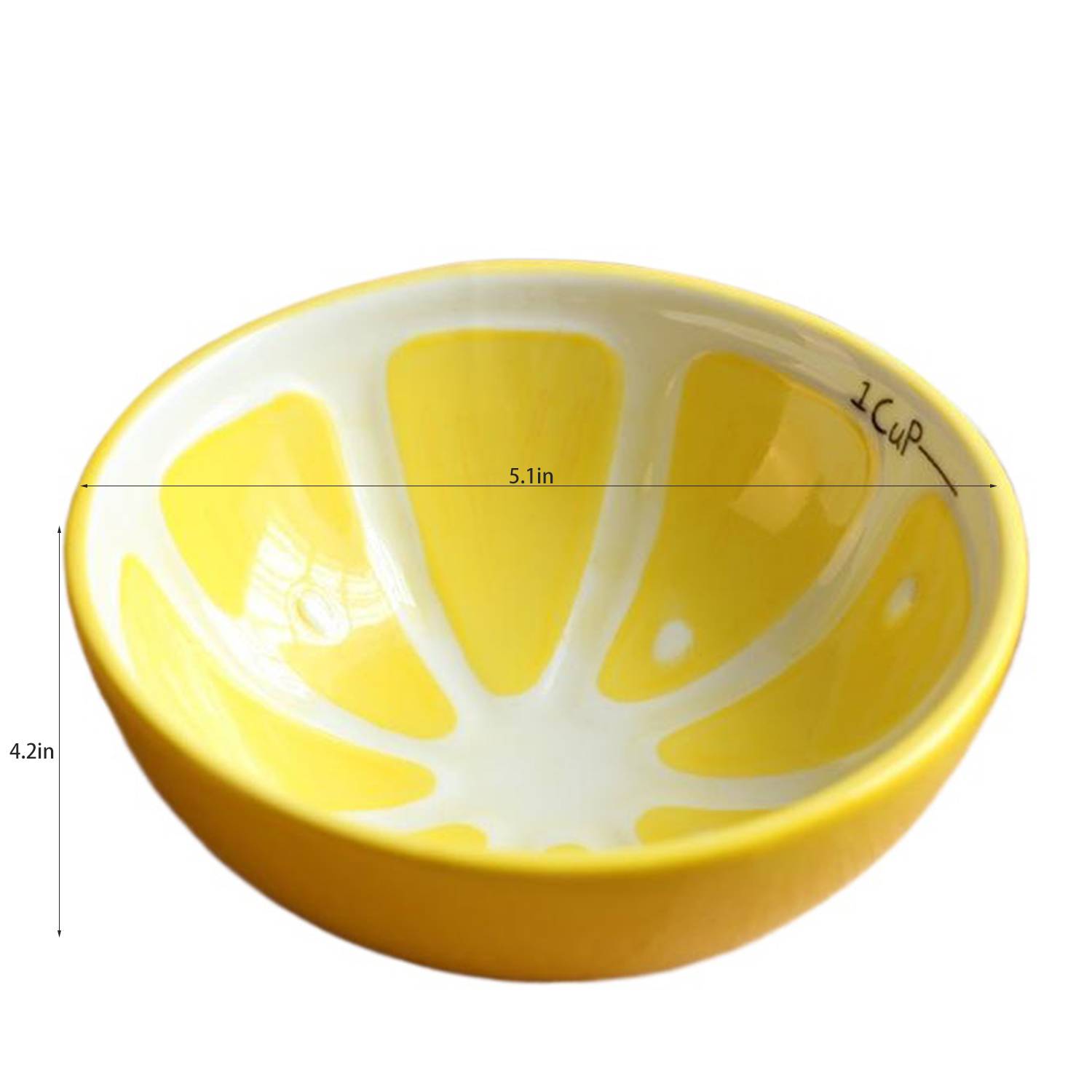 8oz Fruit Design Ceramic Bowl 5