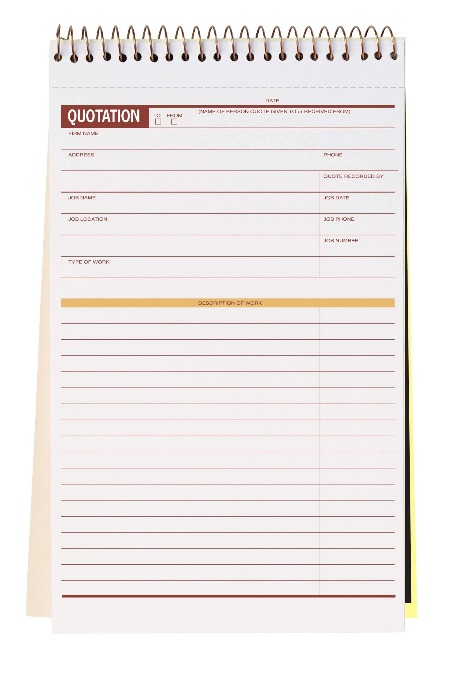 Verbal Quotation Record Books 1