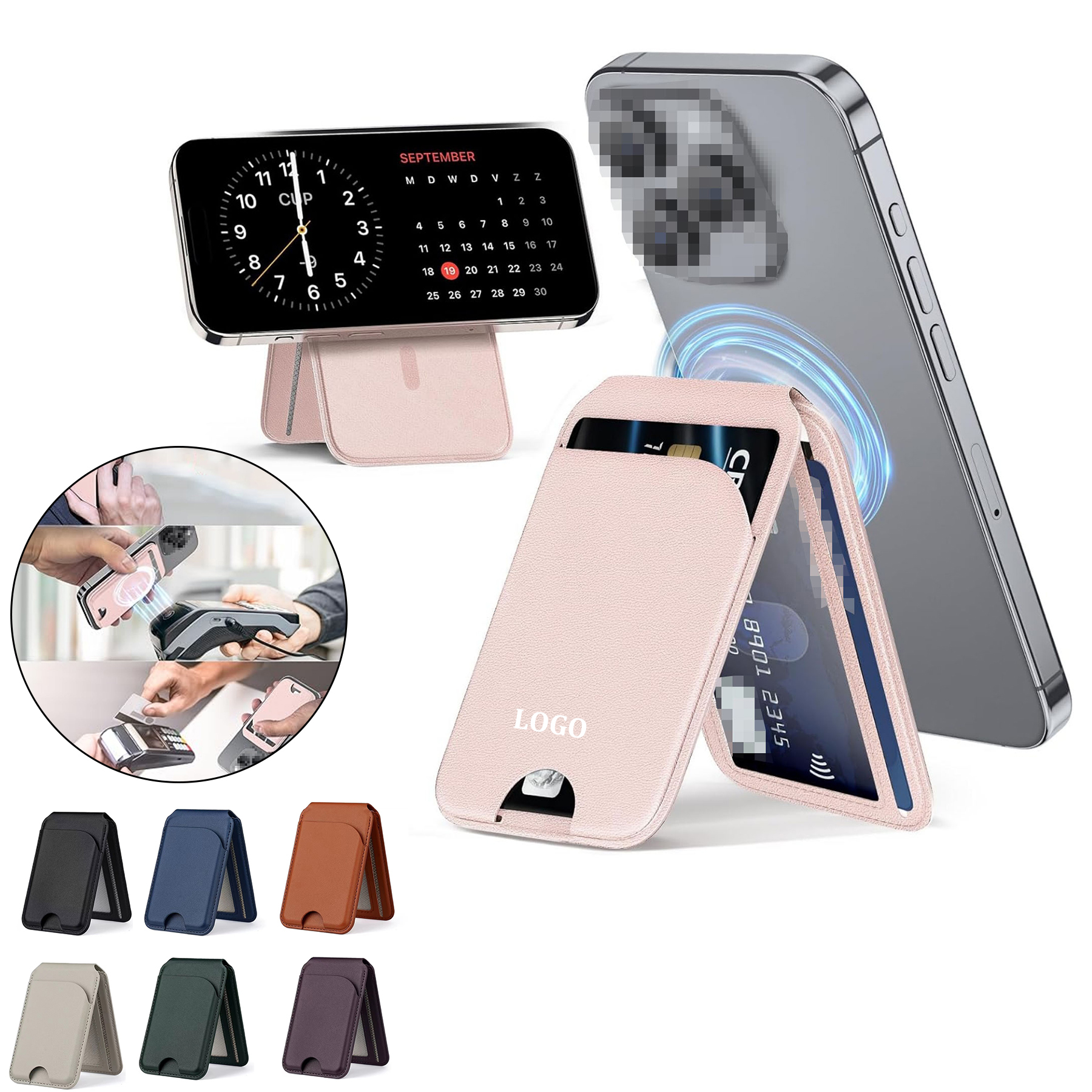 Lightweight Magnetic Phone Wallet Stand 8