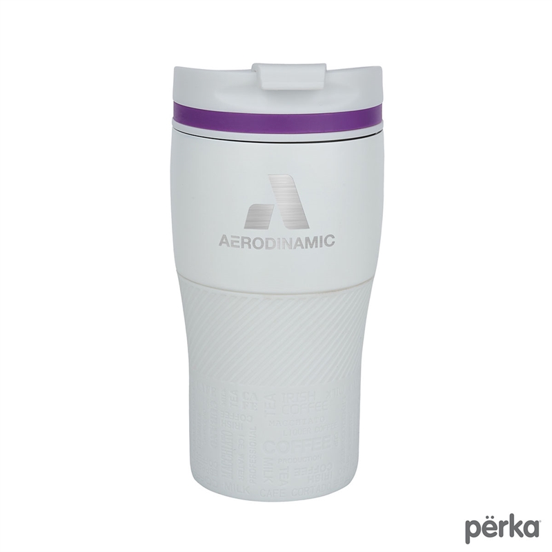 Perka® Cortado 12 oz. Double Wall Recycled Stainless Steel Coffee Tumbler 182