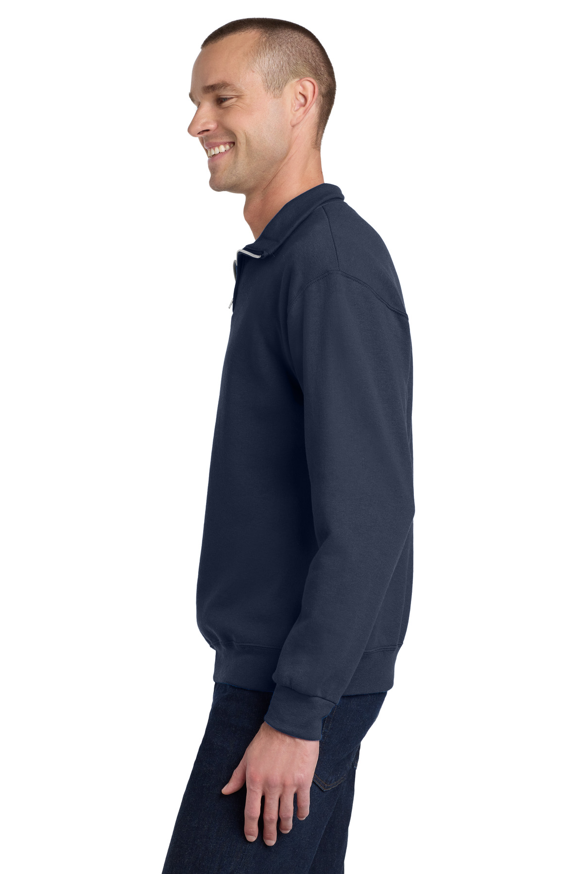 Jerzees - NuBlend 1/4-Zip Cadet Collar Sweatshirt. 995M 64