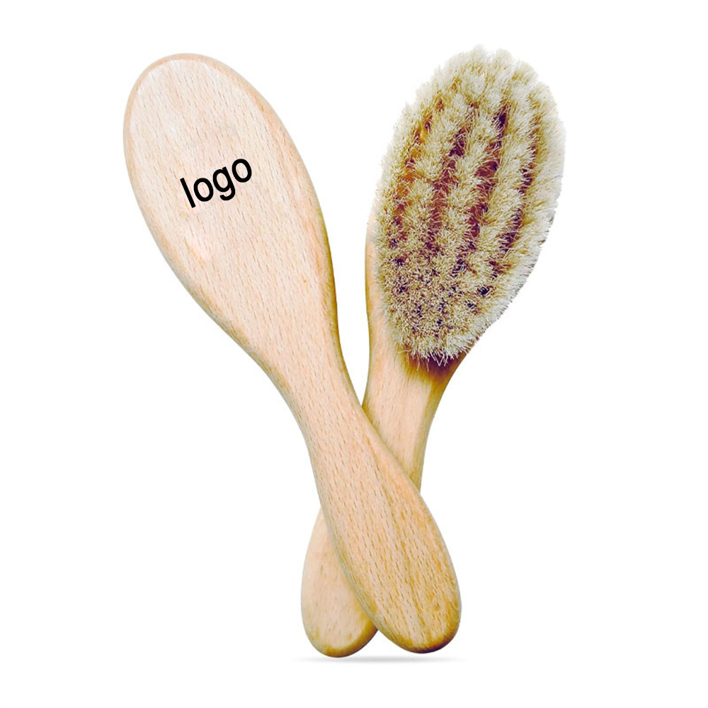 Baby Soft Wool Hairbrush with Customizable Logo 1