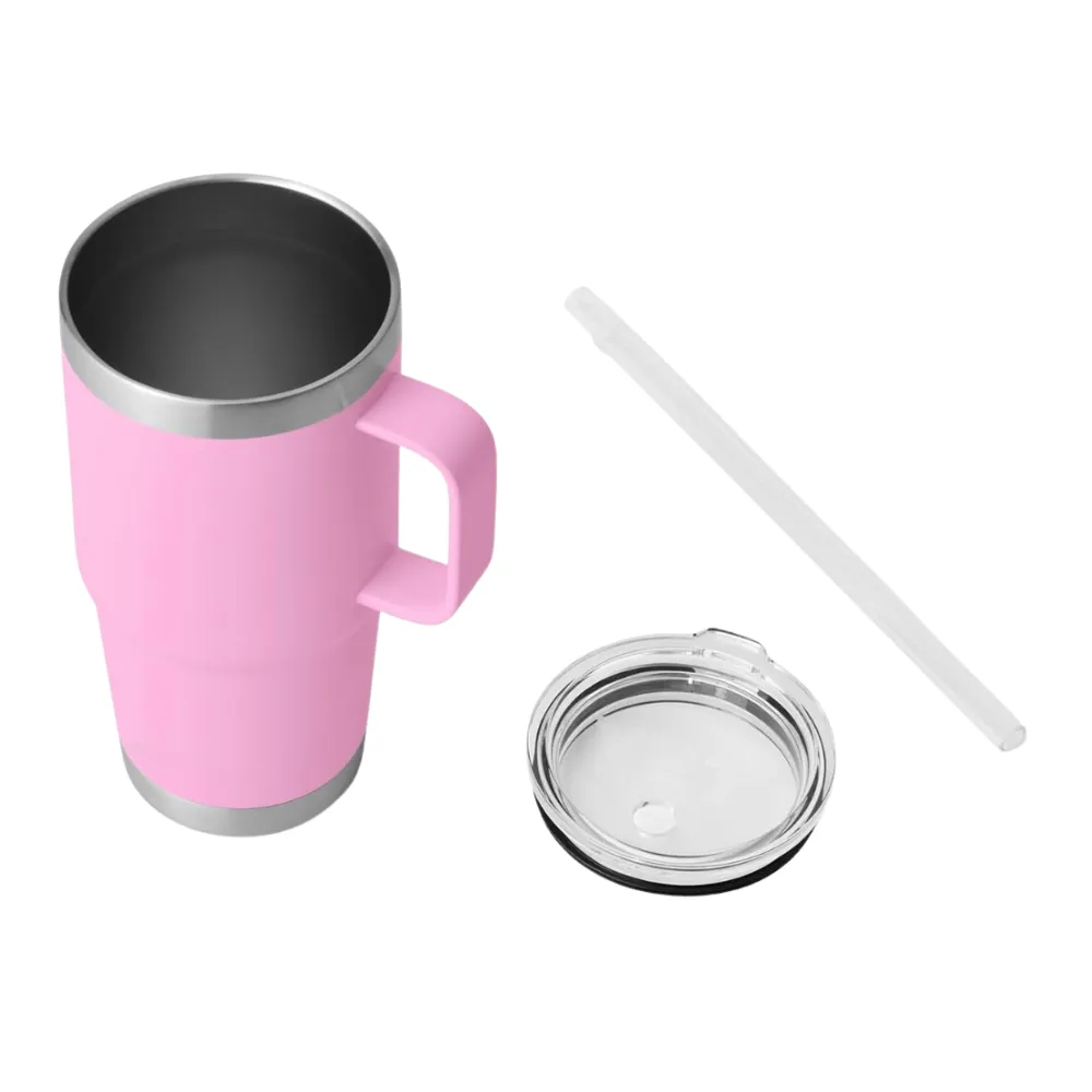 25oz. Insulated Tumbler with Handle and Straw 11