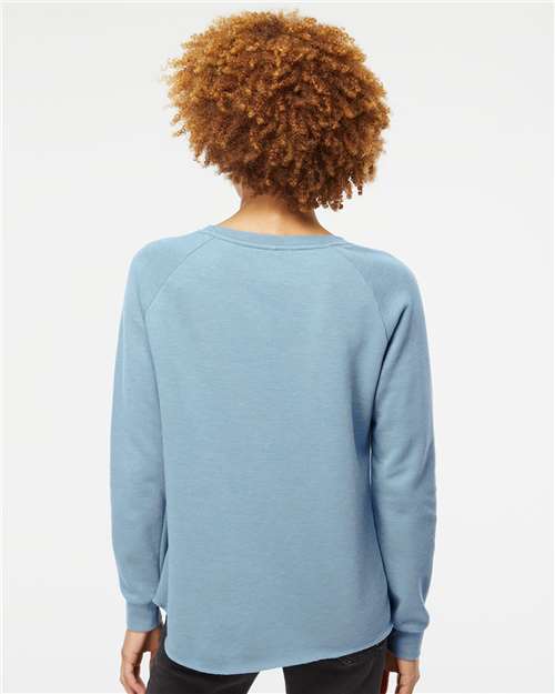 Women's California Wave Wash Crewneck Sweatshirt - PRM2000 61