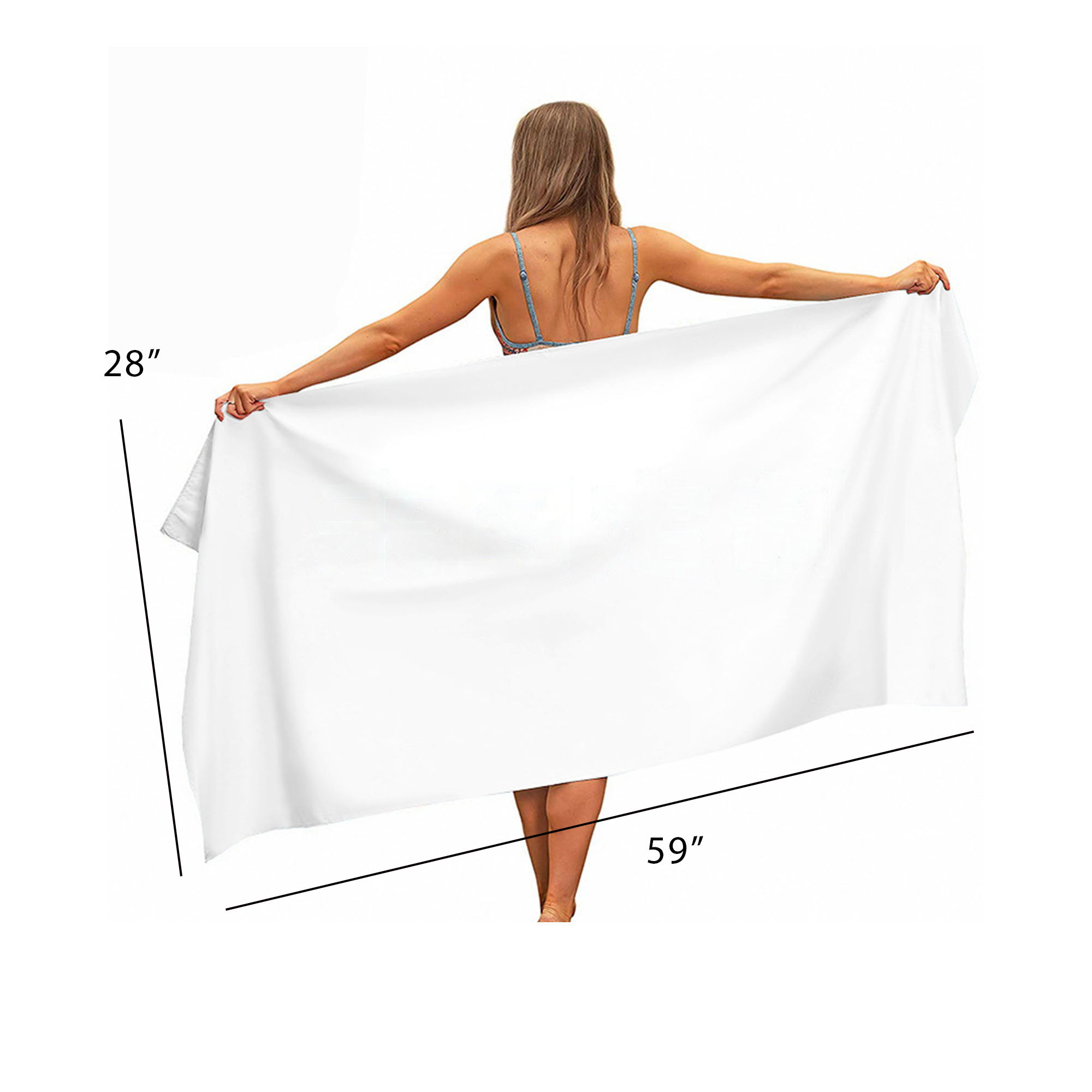 Sublimated Quick Dry Sand Proof Beach Towel 4