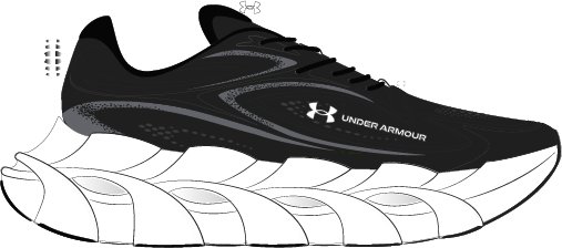 UA HB Runner 2 Men's Running Shoes 5