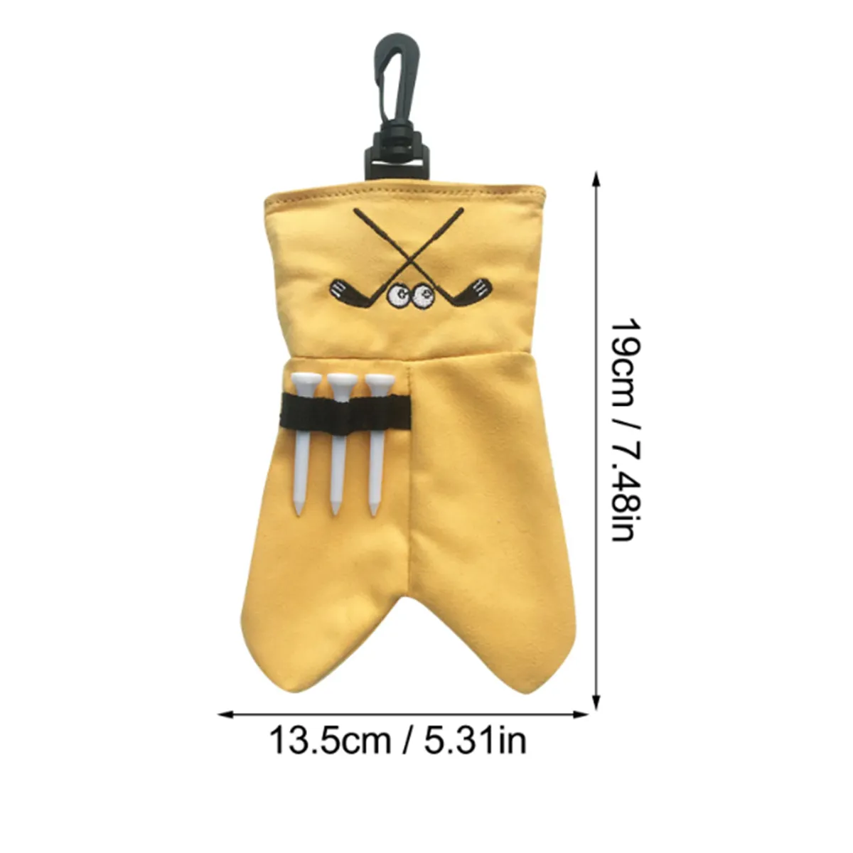 Custom Colors And Patterns Available Creative Golf Ball Bag 1