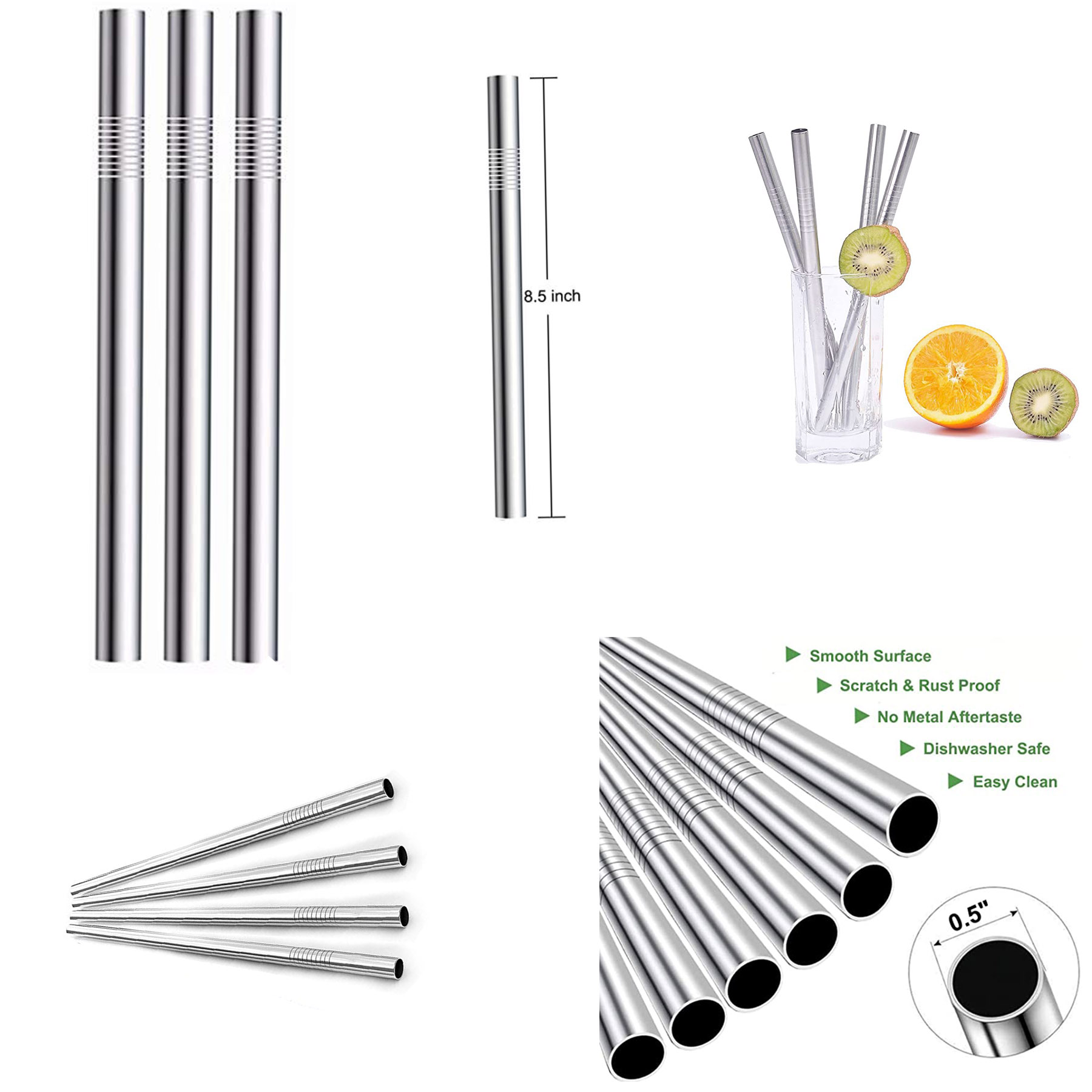 Stainless Steel Drink Straw 2