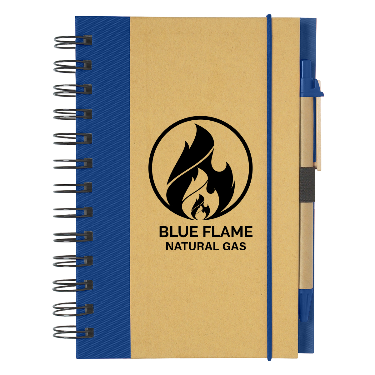 ECO-INSPIRED SPIRAL NOTEBOOK & PEN 12