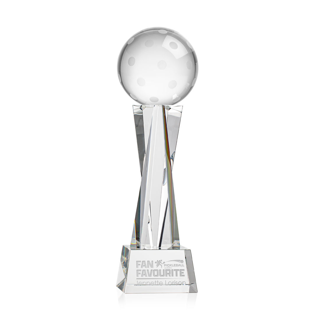 Pickleball Award on Grafton Base - Clear 7