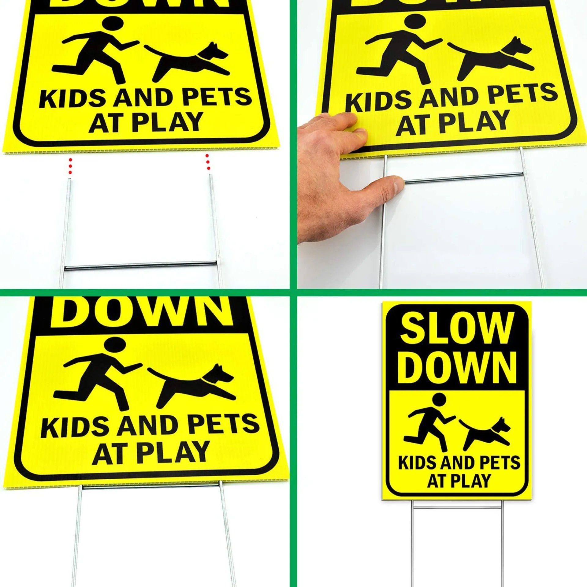 Plastic Security Hollow Plate With Stake 3