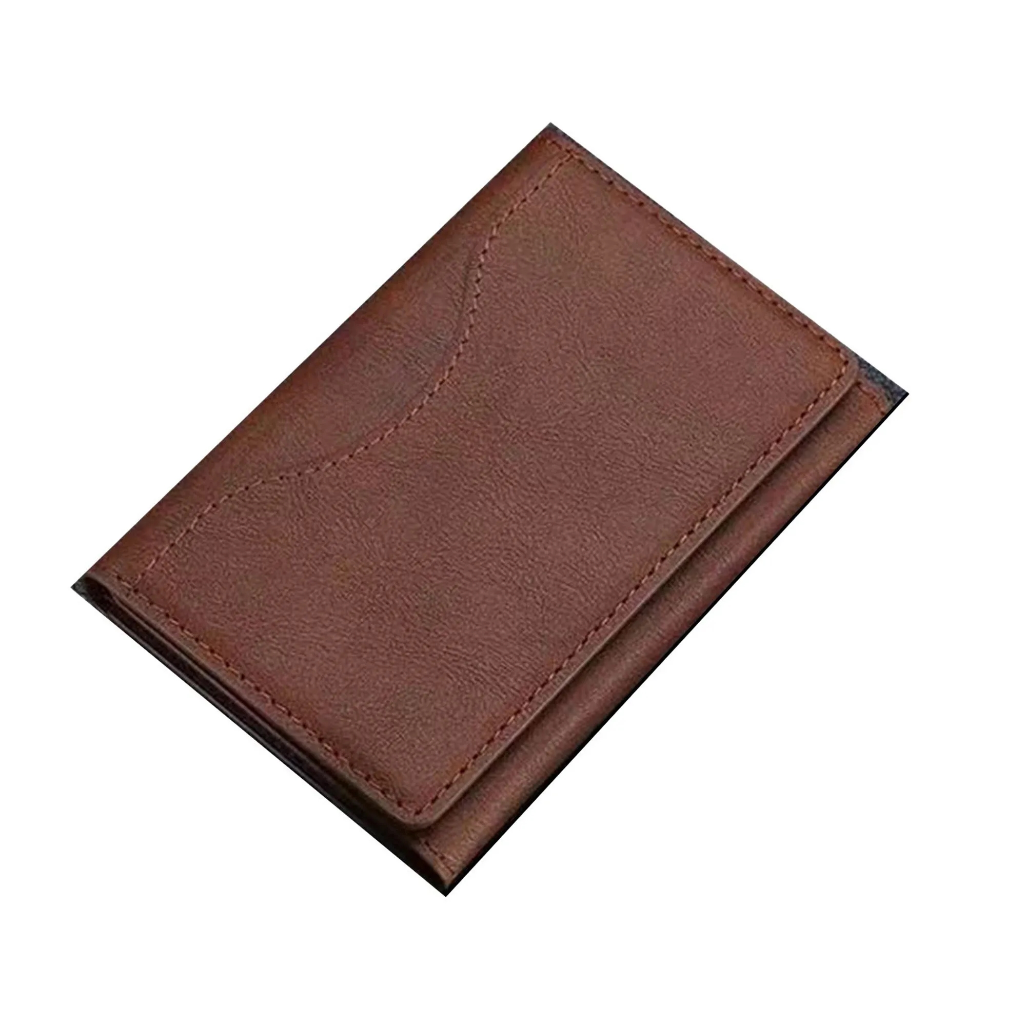 Triple Fold Magnetic Leather Card Holder 16