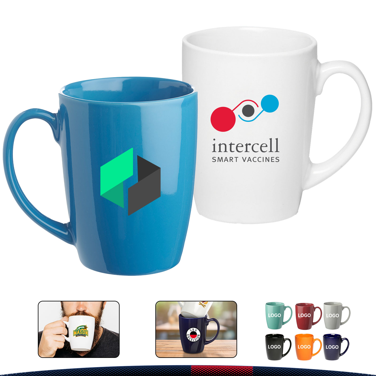 12 oz. Flibbert Custom Coffee Mugs 6