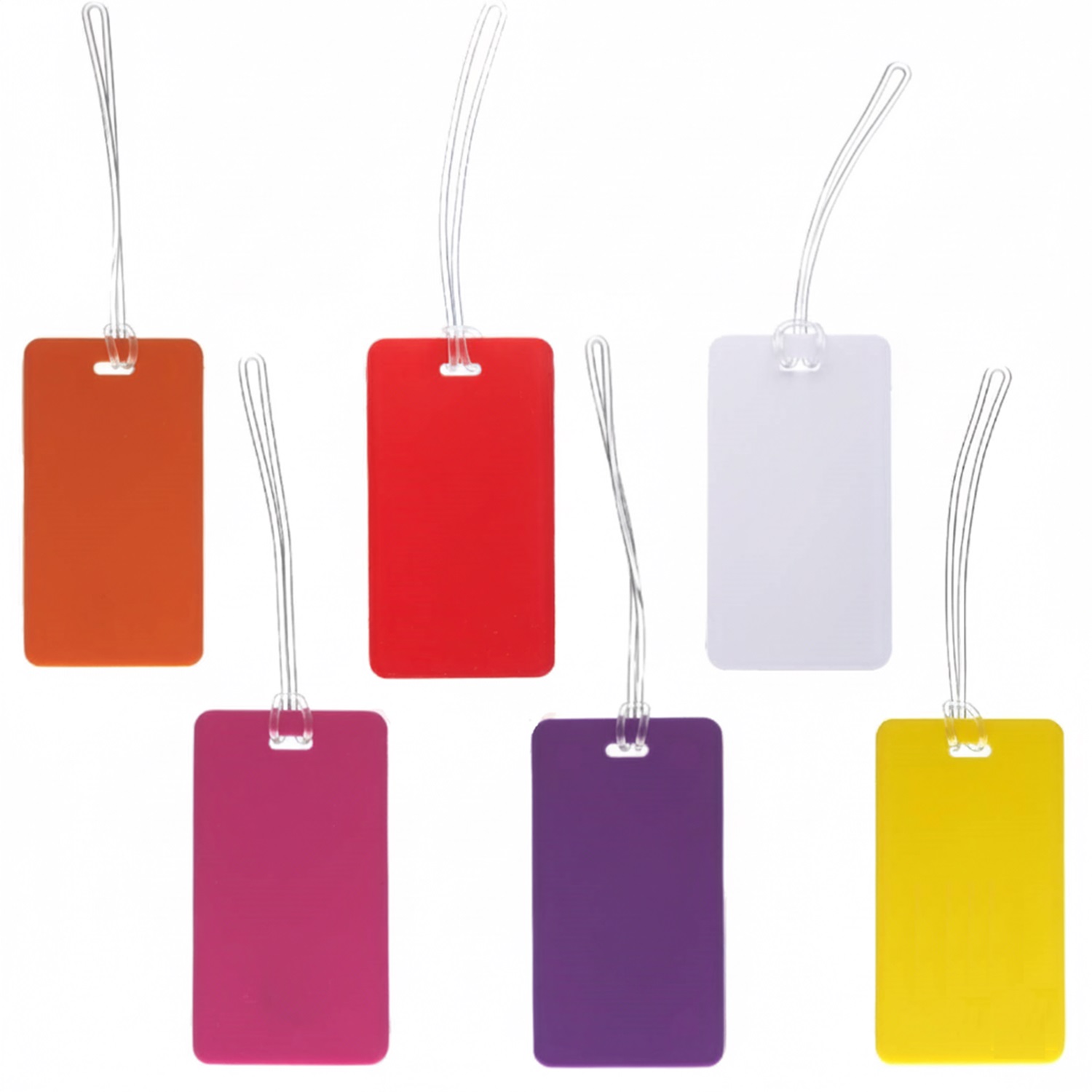 Plastic Luggage Tag with PVC Strap 3