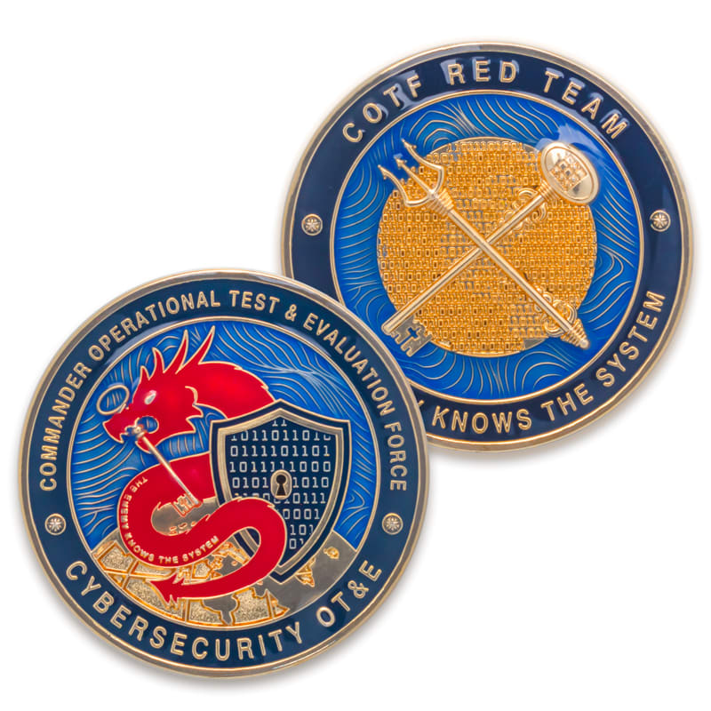Custom Hard Enamel Challenge Coins 34