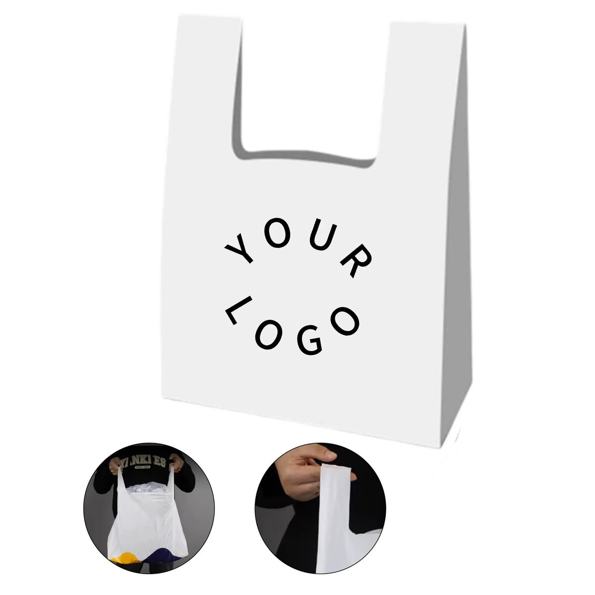Eco Friendly Food Grade Tote Bag 5mil Thickness 2
