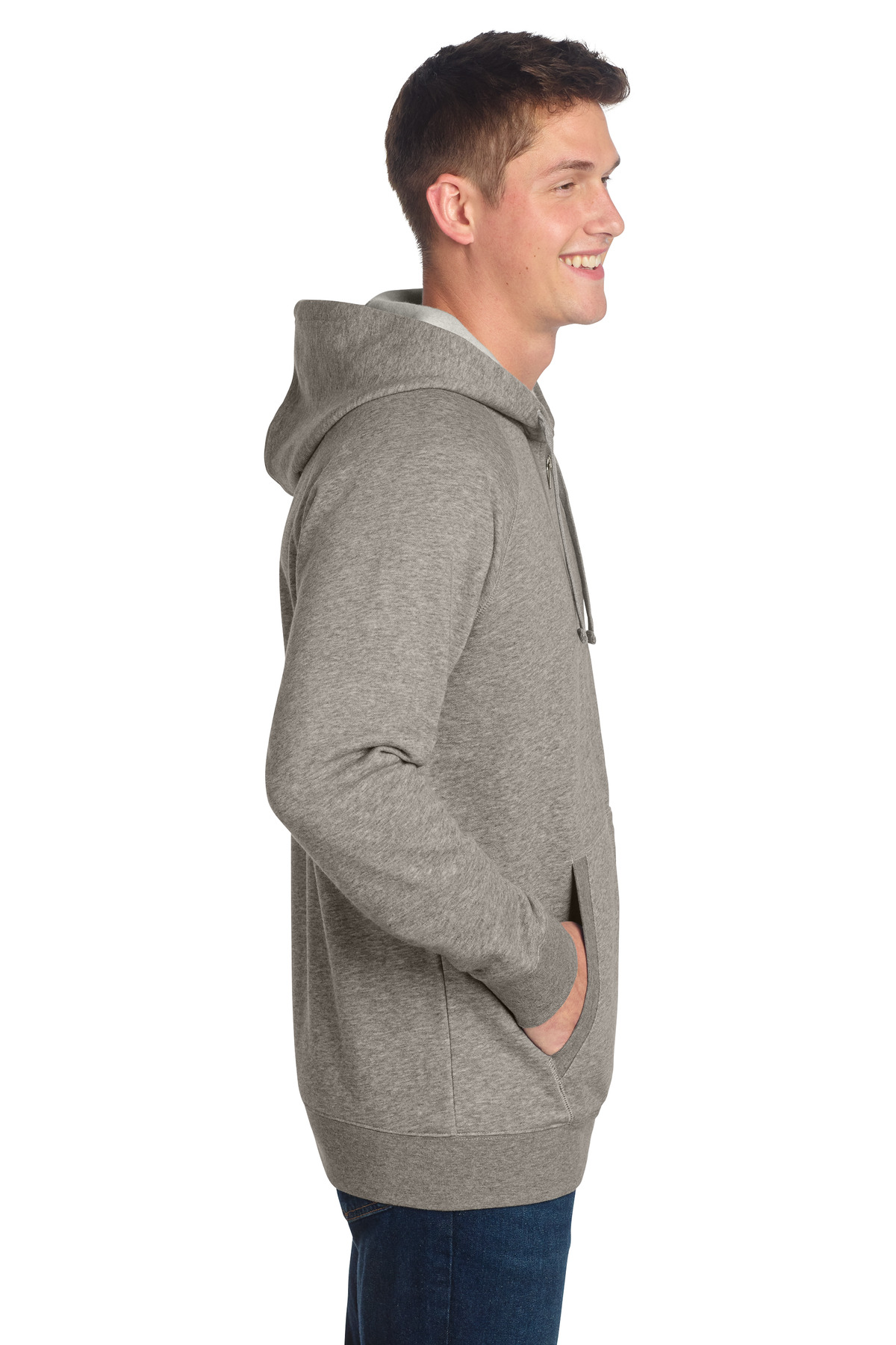 Sport-Tek Drive Fleece Hooded Full-Zip STF201 7