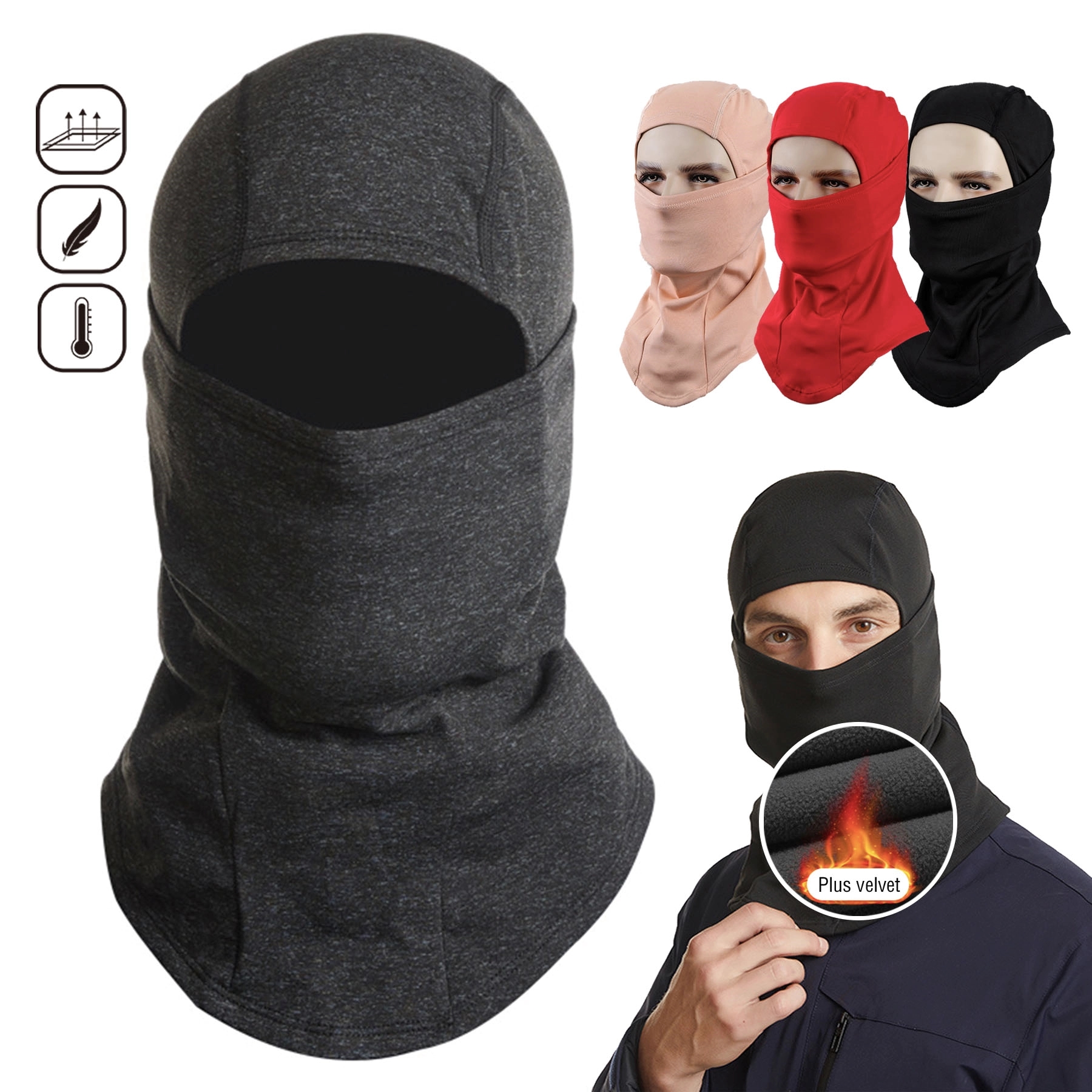 Fleece Sports Hood, custom hoodie or sweatshirt with logo imprint 3