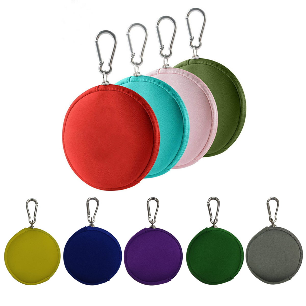 Neoprene Coin Purse with Zipper and Custom Logo 4