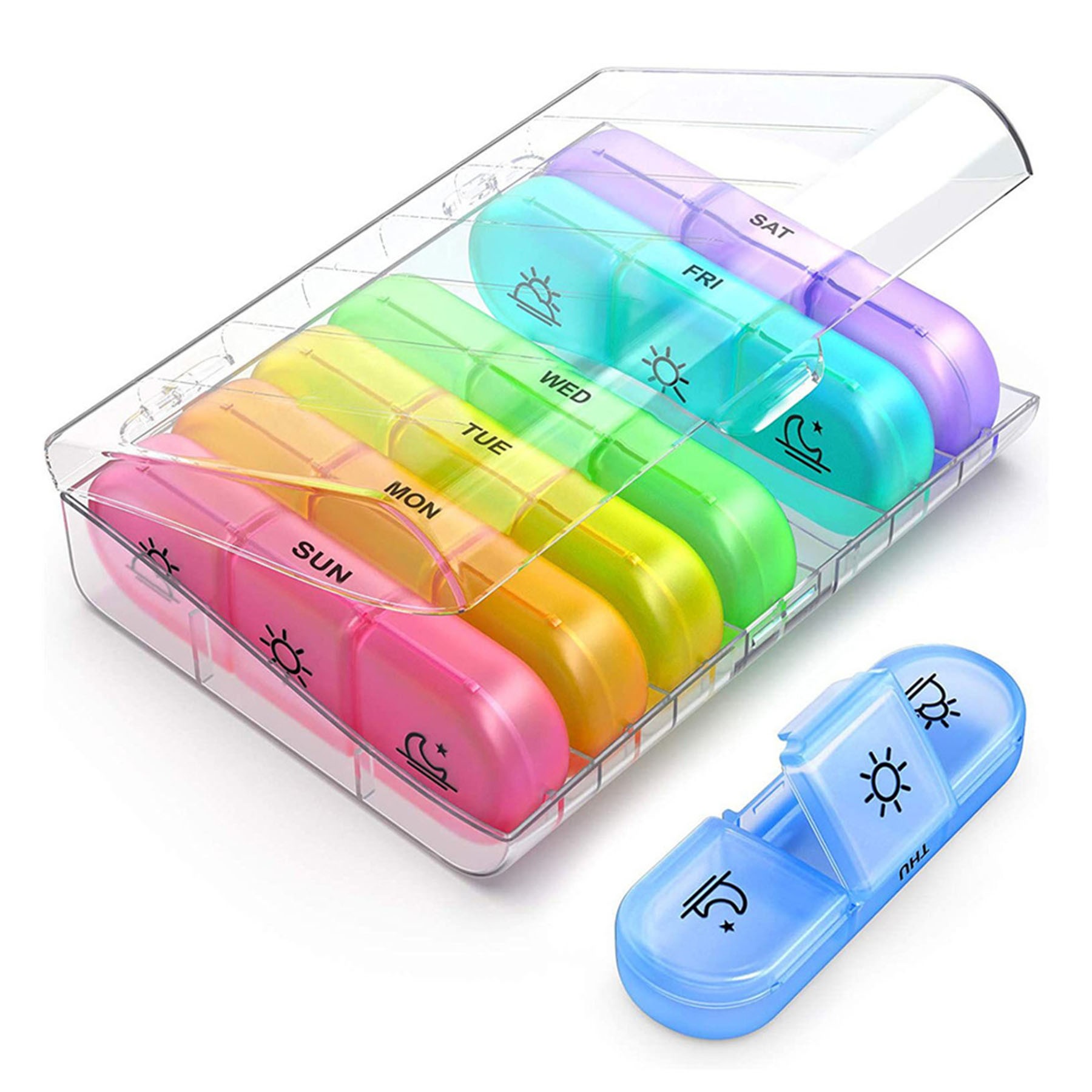7 Day Lightproof Pill Case With Tri Daily Compartment 4