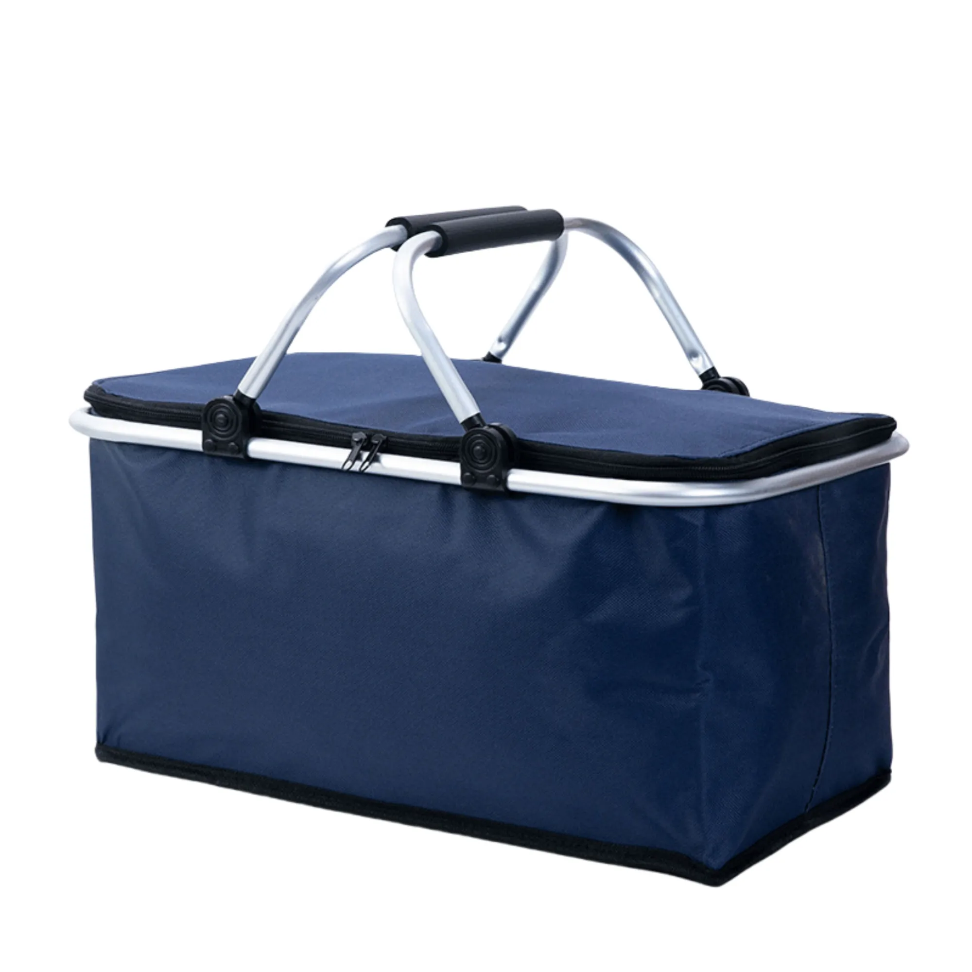Sturdy Aluminum Frame Insulated Folding Picnic Basket 5