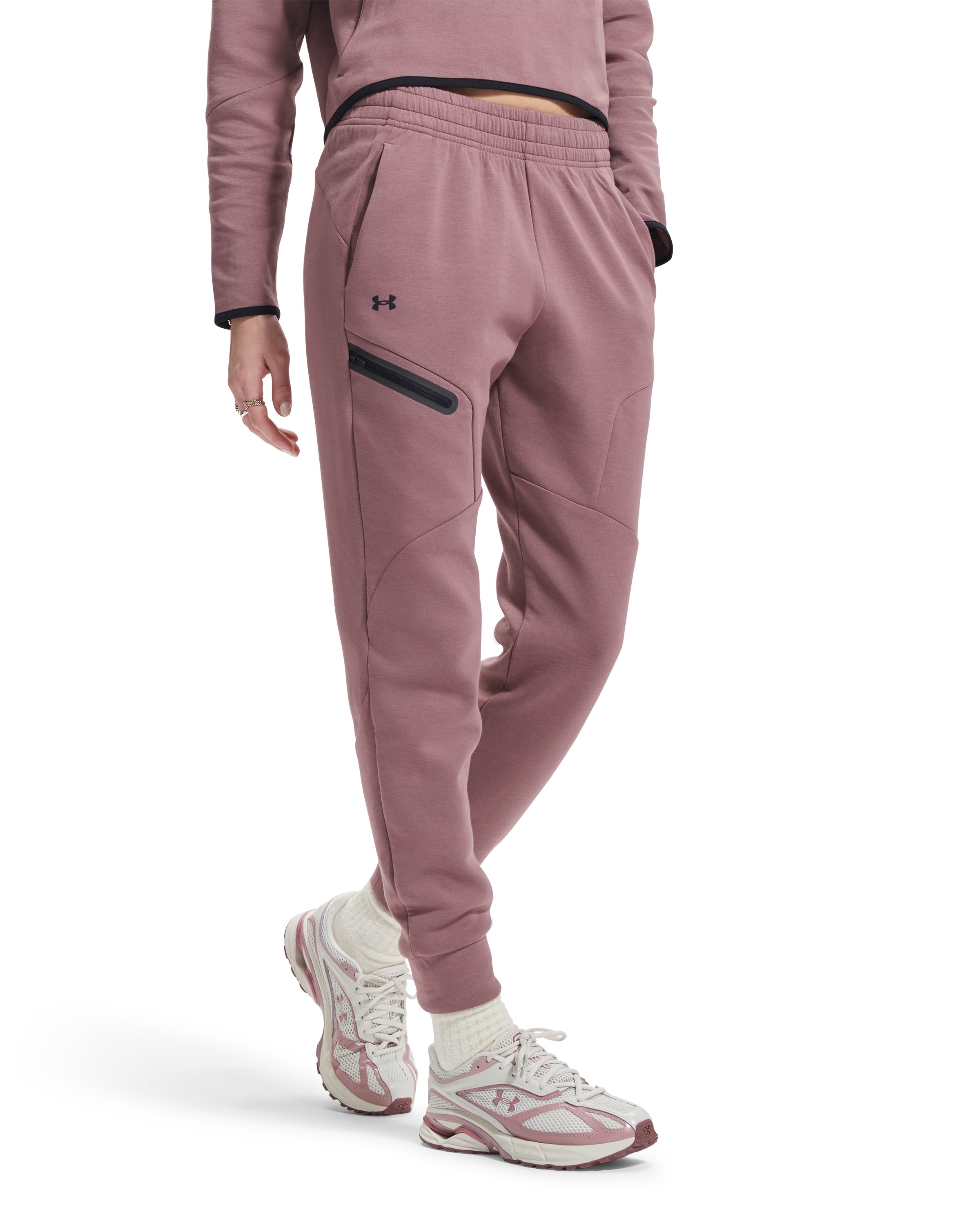 UA Unstoppable Fleece Women's Joggers 3