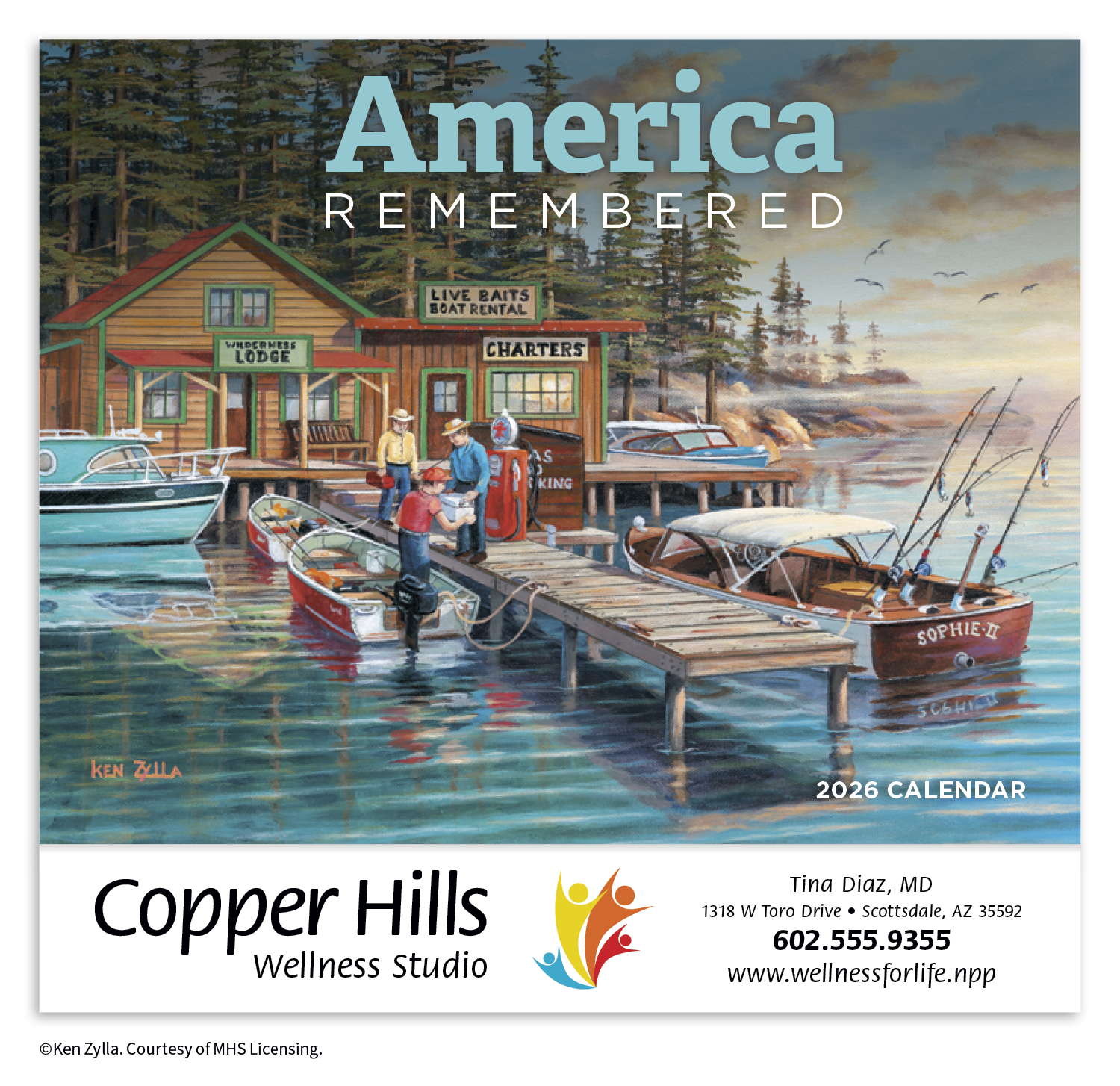 HotLine® Products America Remembered Appointment Calendar - Stapled 47