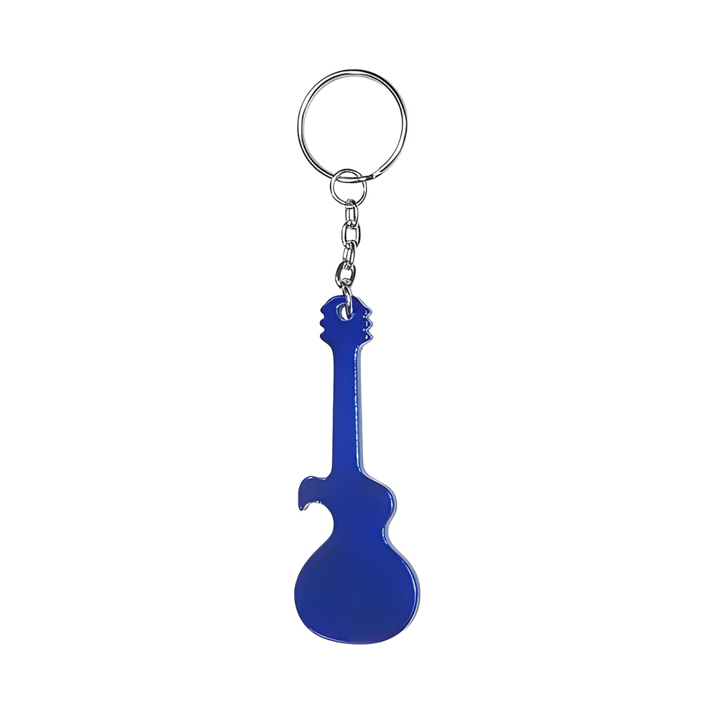 Guitar Shaped Bottle Opener Keychain 10