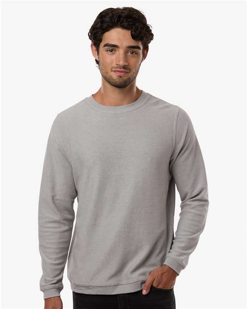 Unisex Corded Crewneck Sweatshirt - D02 8