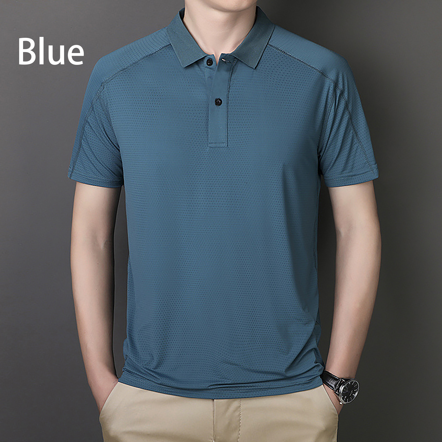 Lightweight & Soft Quick Dry Short Sleeve Polo Shirt for Outdoor Sport 9
