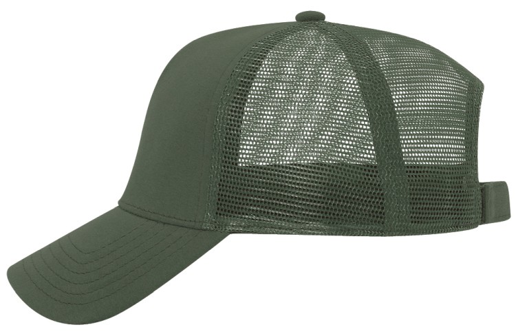 OTTO CAP® 5 Panel Mid Profile Mesh Back Trucker Hat 11