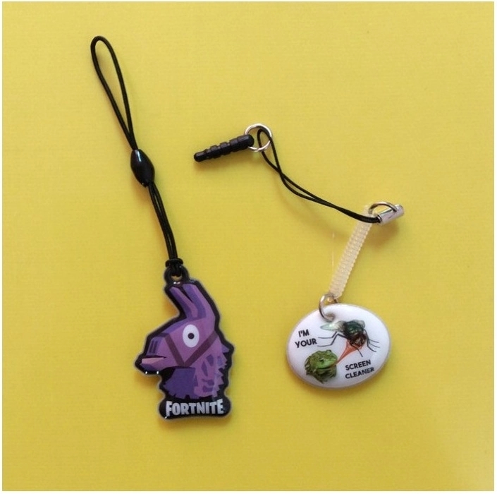 Custom shape Cell Phone & Computer Screen Cleaner Keychain 5