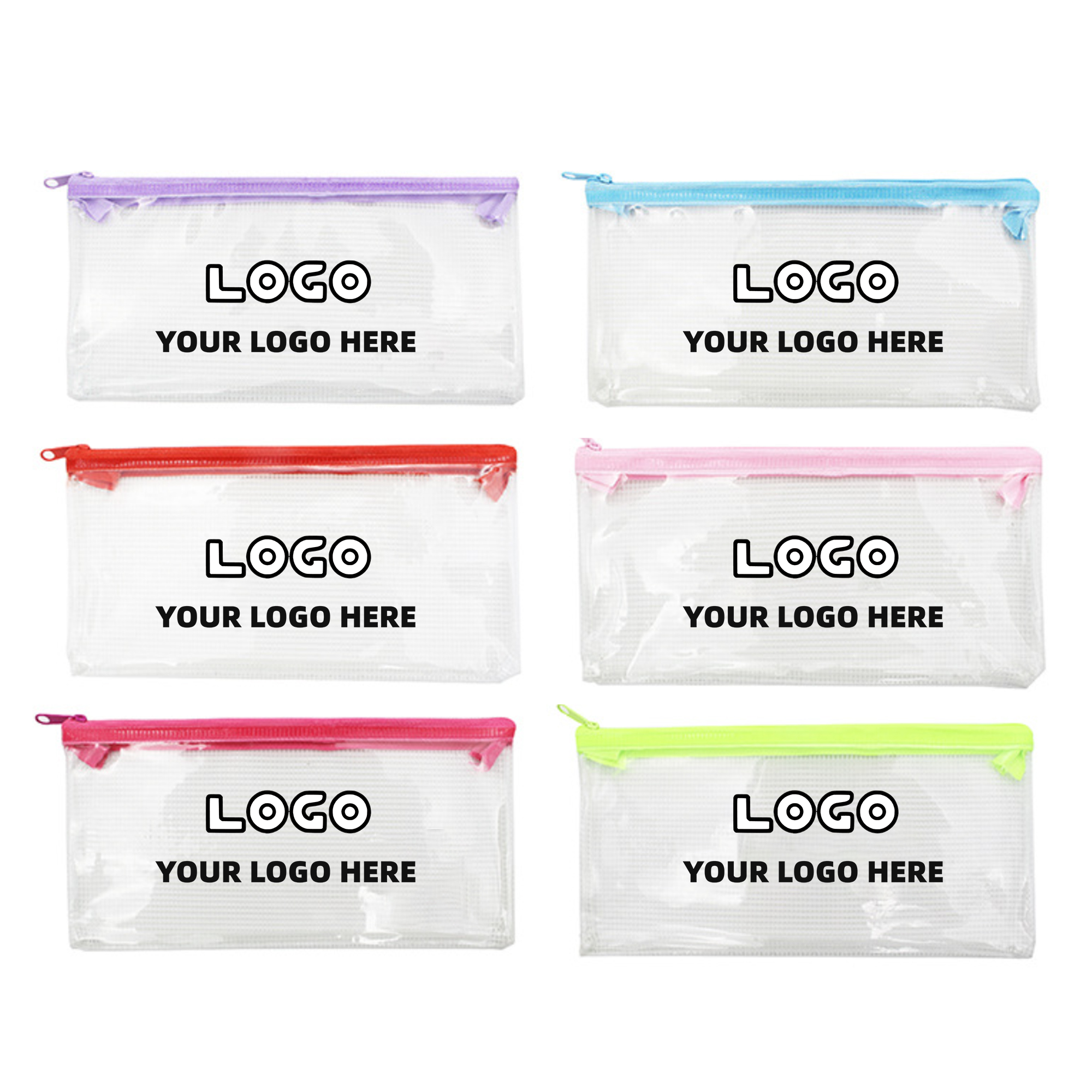 Branded Durable Clear PVC Pencil Case 2